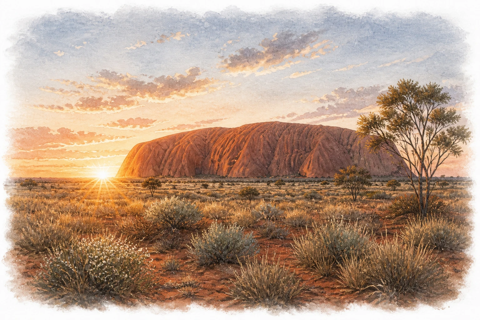 ULURU AT SUNRISE