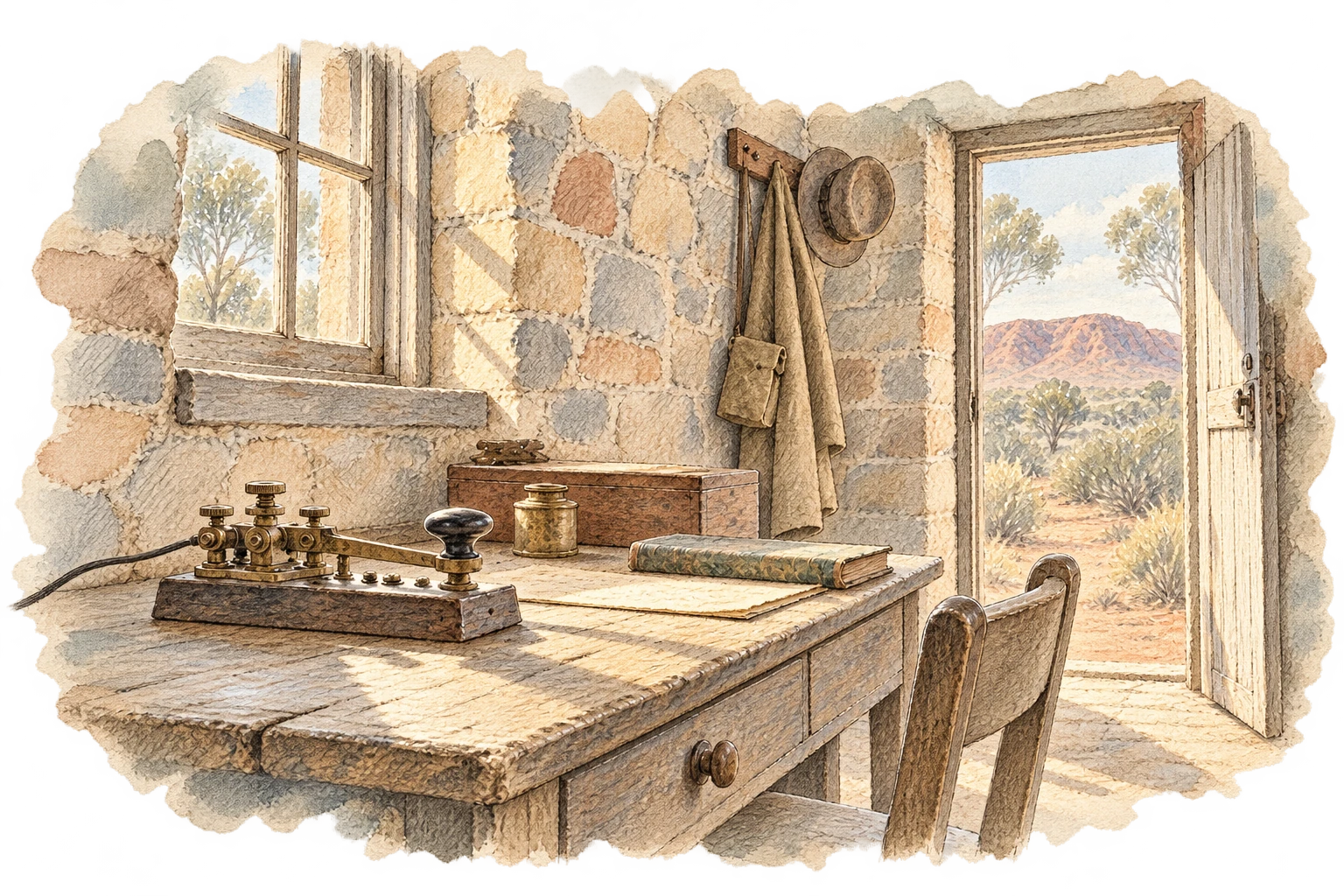 The Telegraph Station tells the story of connecting distant communities.