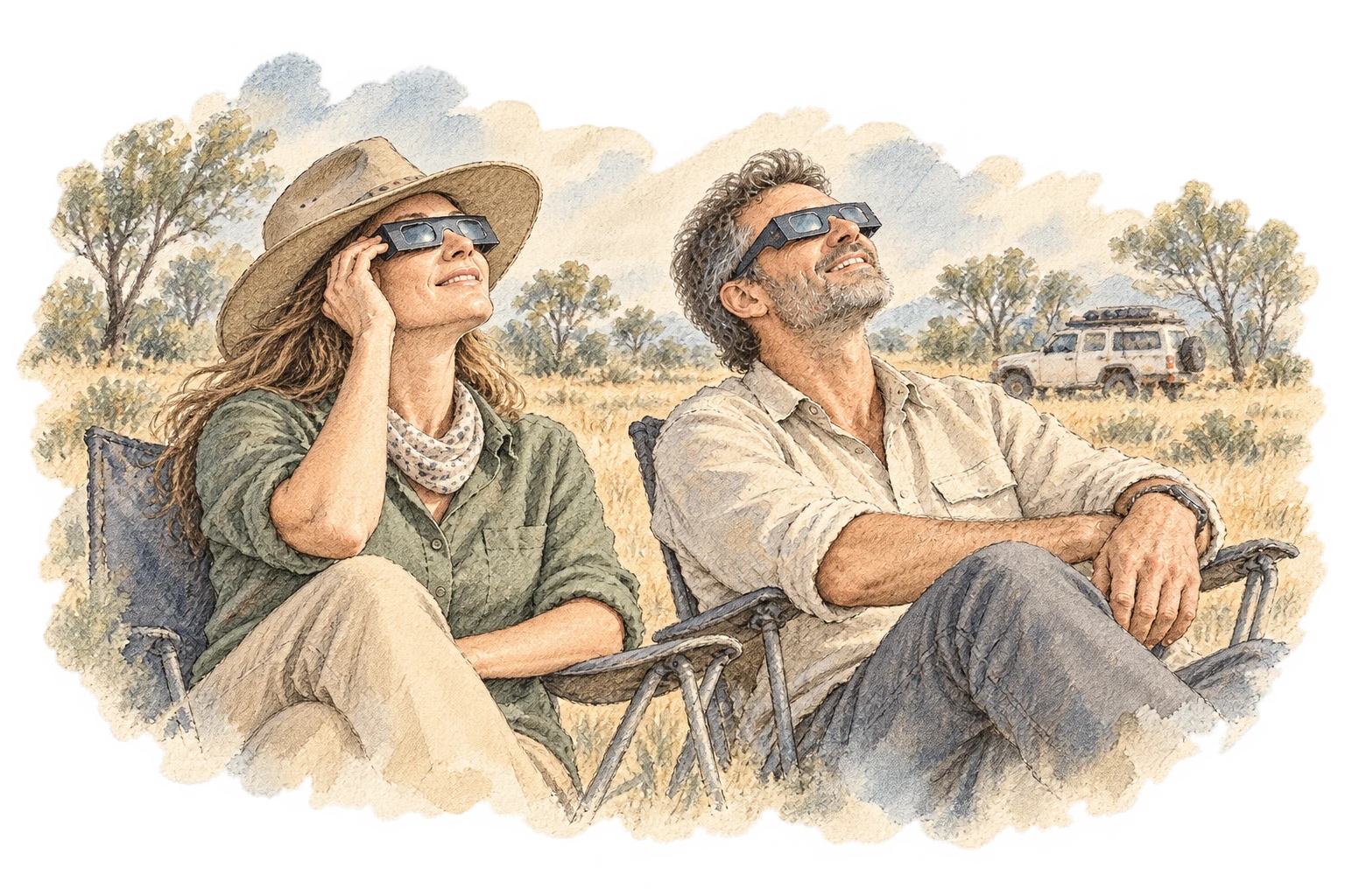 The anticipation builds at your reserved viewing site.