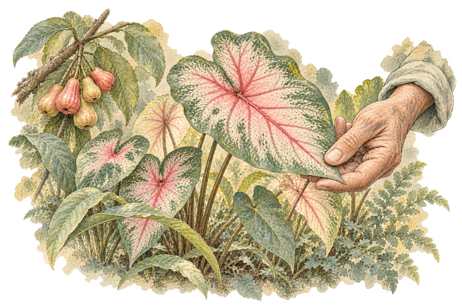 A closer look at the shapes, colors and uses of tropical plants.