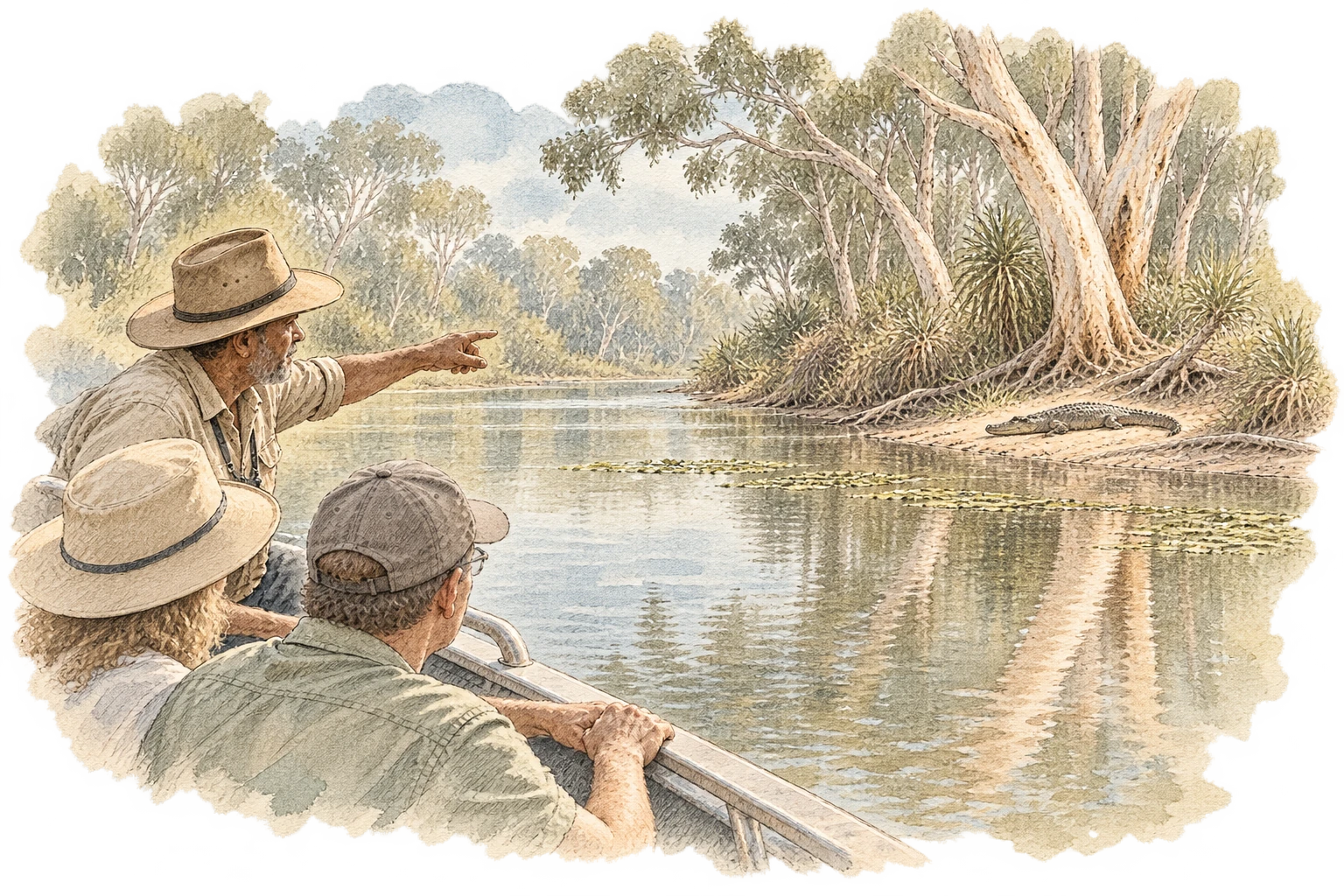 See the East Alligator River through your local guide’s eyes.